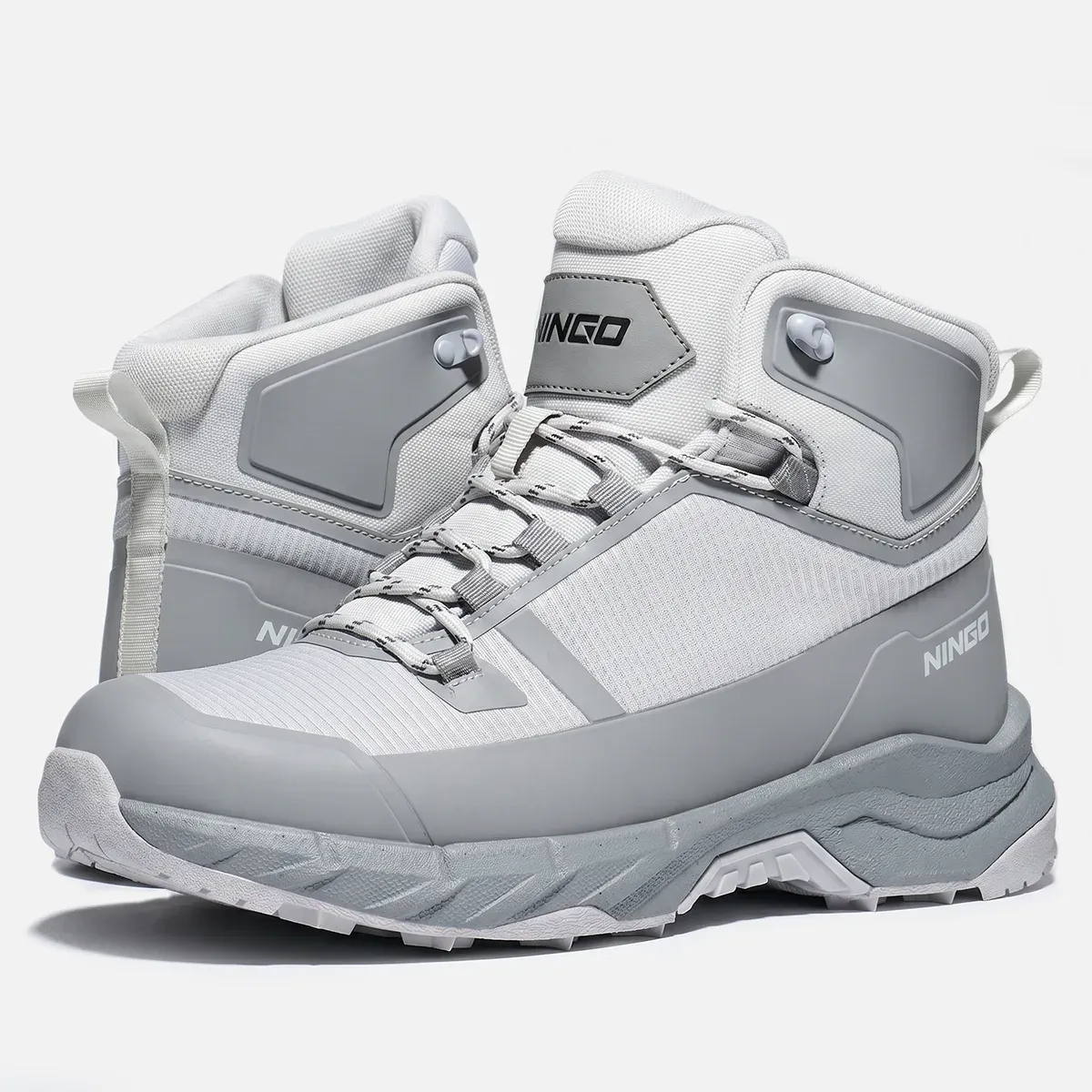 Men's CloudStride Waterproof Hiking Shoes Grey image6