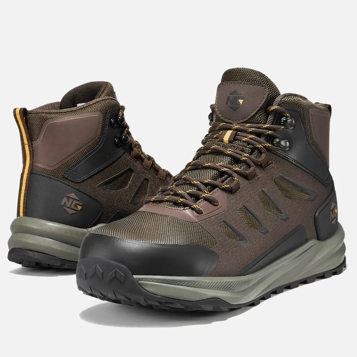 Men's MudTrek Waterproof Hiking Boots Brown image7