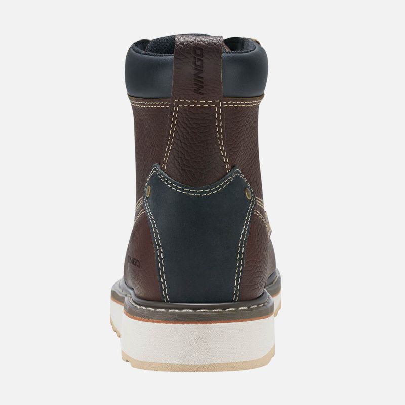Men's Moc Toe Safety Boots Brown image5 Men's Moc Toe Safety Boots Brown image5