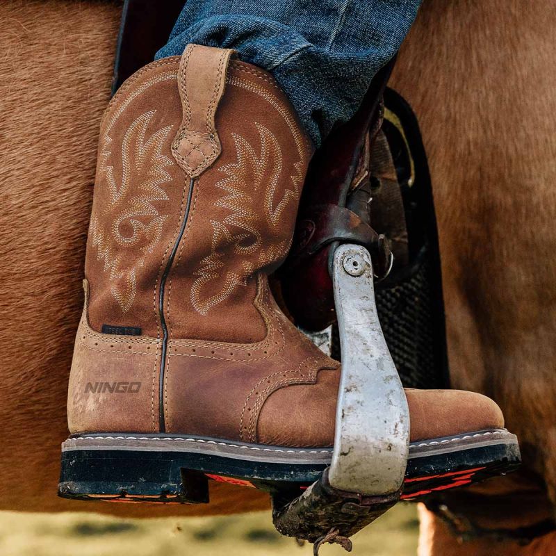 Men's Steel Toe Western Work Boots image8 Men's Steel Toe Western Work Boots image8