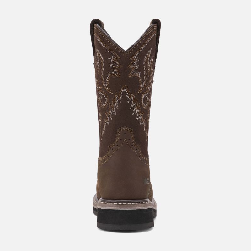 Men's Steel Toe Western Work Boots Brown image5 Men's Steel Toe Western Work Boots Brown image5