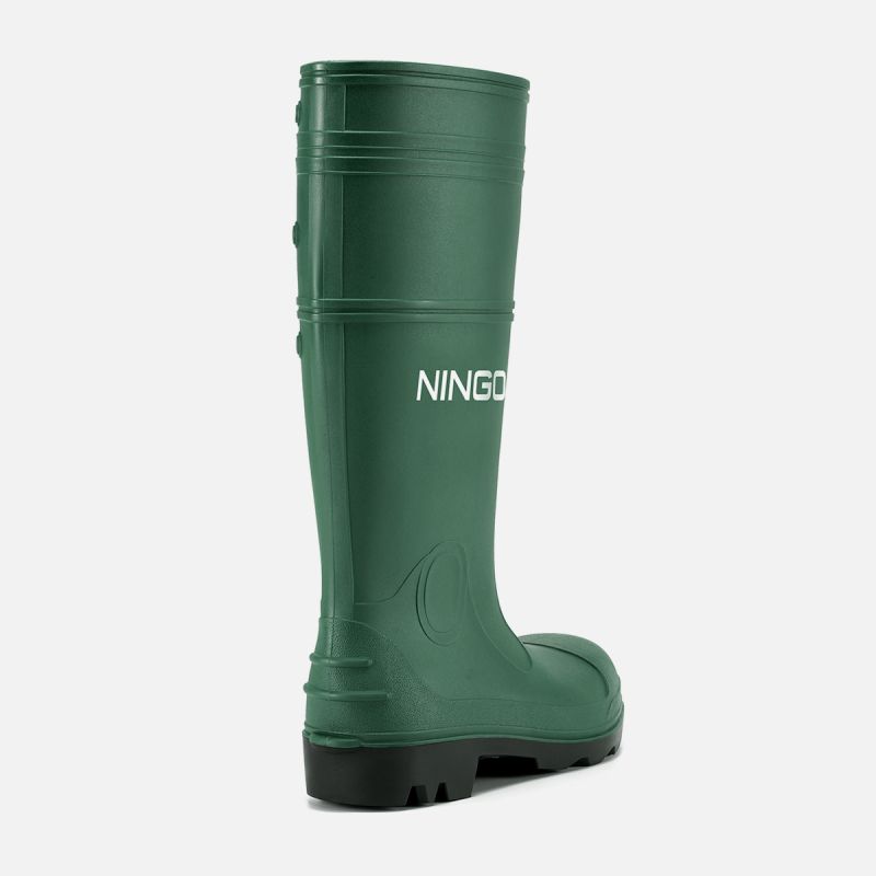 Men's Steel Toe Rain Boots Green image5 Men's Steel Toe Rain Boots Green image5