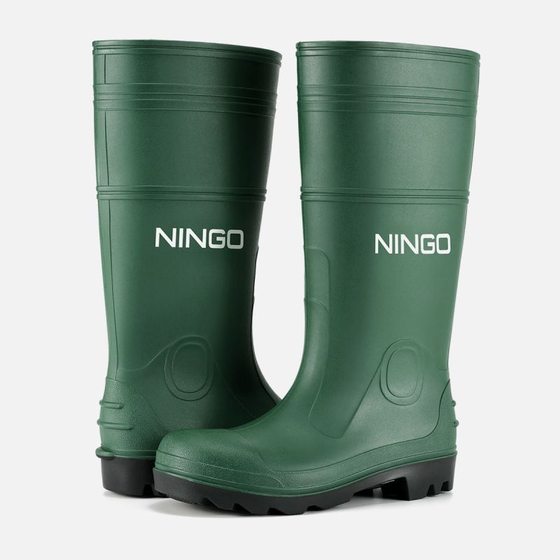 Men's Steel Toe Rain Boots Green image7 Men's Steel Toe Rain Boots Green image7