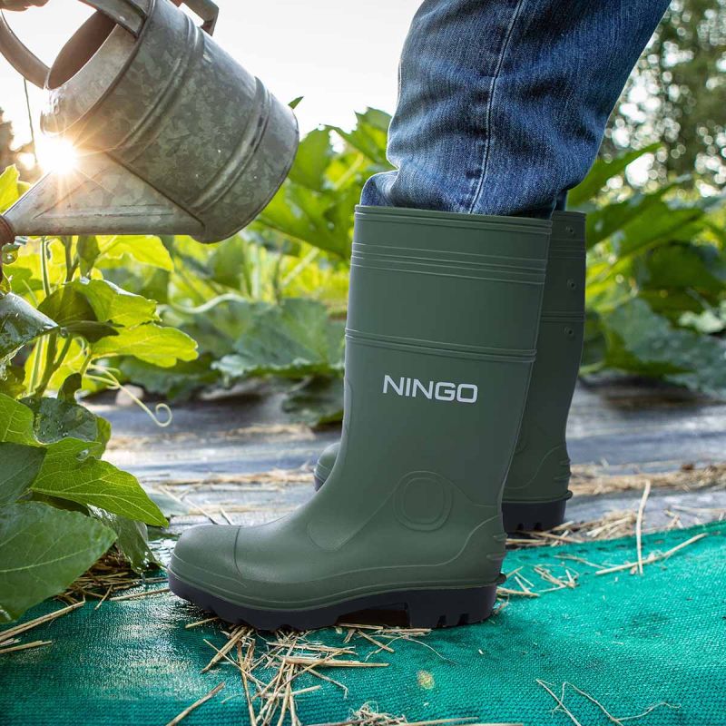 Men's Steel Toe Rain Boots Green image8 Men's Steel Toe Rain Boots Green image8