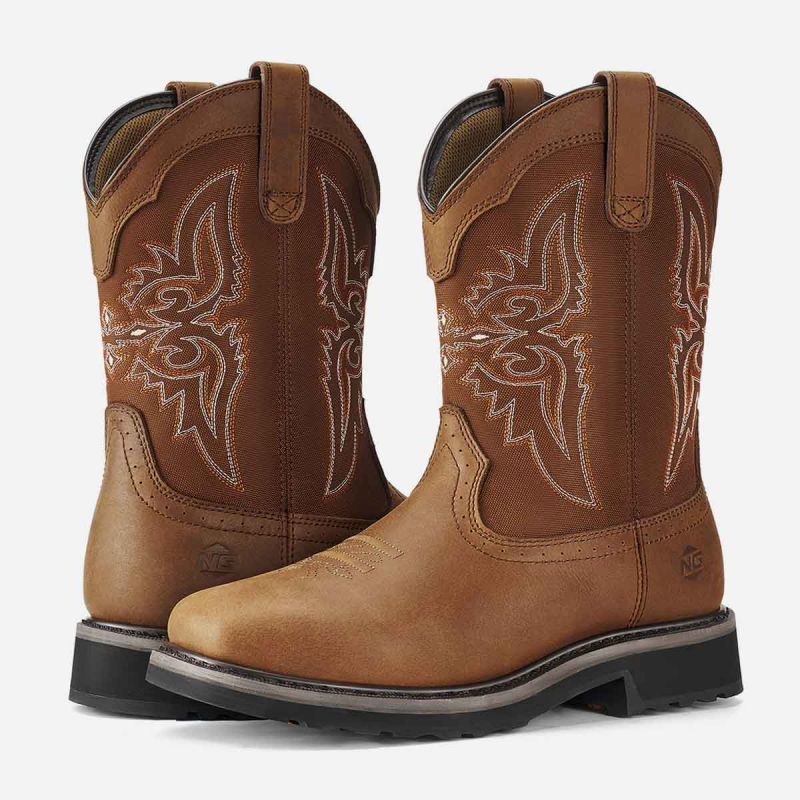 Men's Steel Toe Western Boots image7 Men's Steel Toe Western Boots image7