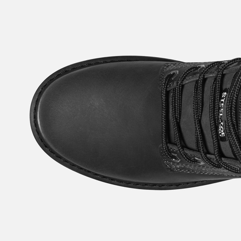 Men's TitanGuard Leather Martin Boots Black image3 Men's TitanGuard Leather Martin Boots Black image3