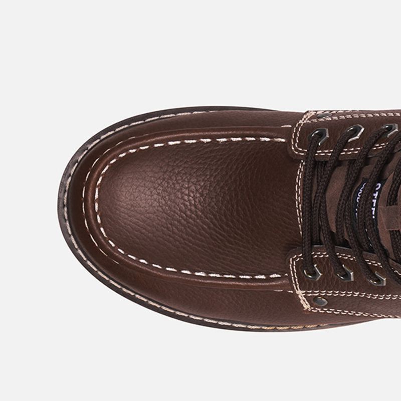 Men's AnkleGuard Work Shoes Brown image3 Men's AnkleGuard Work Shoes Brown image3