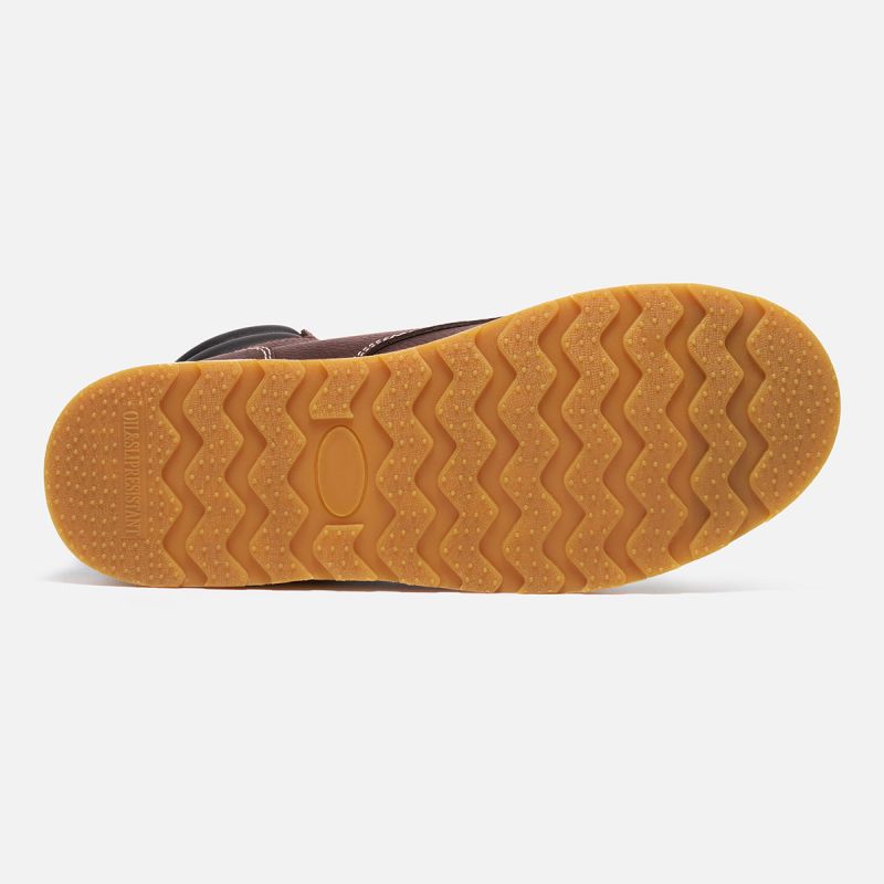 Men's AnkleGuard Work Shoes Brown image4 Men's AnkleGuard Work Shoes Brown image4