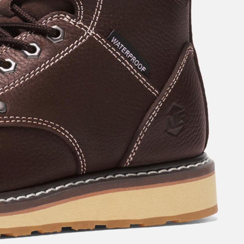 Men's AnkleGuard Work Shoes Brown image6 Men's AnkleGuard Work Shoes Brown image6