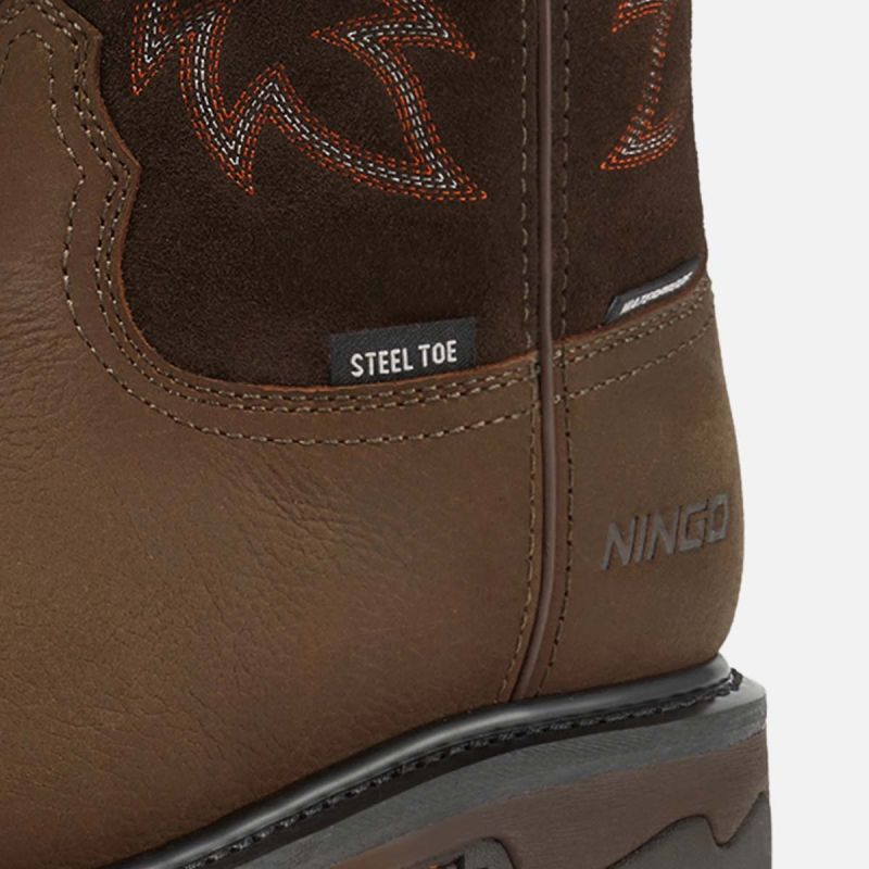 Men's Western Waterproof Steel Toe Boots image6 Men's Western Waterproof Steel Toe Boots image6