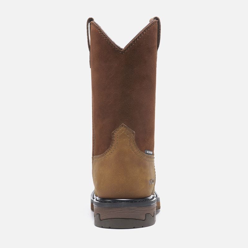 Men's Wellington Safety Boots Camel image5