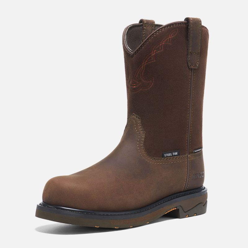 Men's Wellington Safety Boots Tan image1 Men's Wellington Safety Boots Tan image1