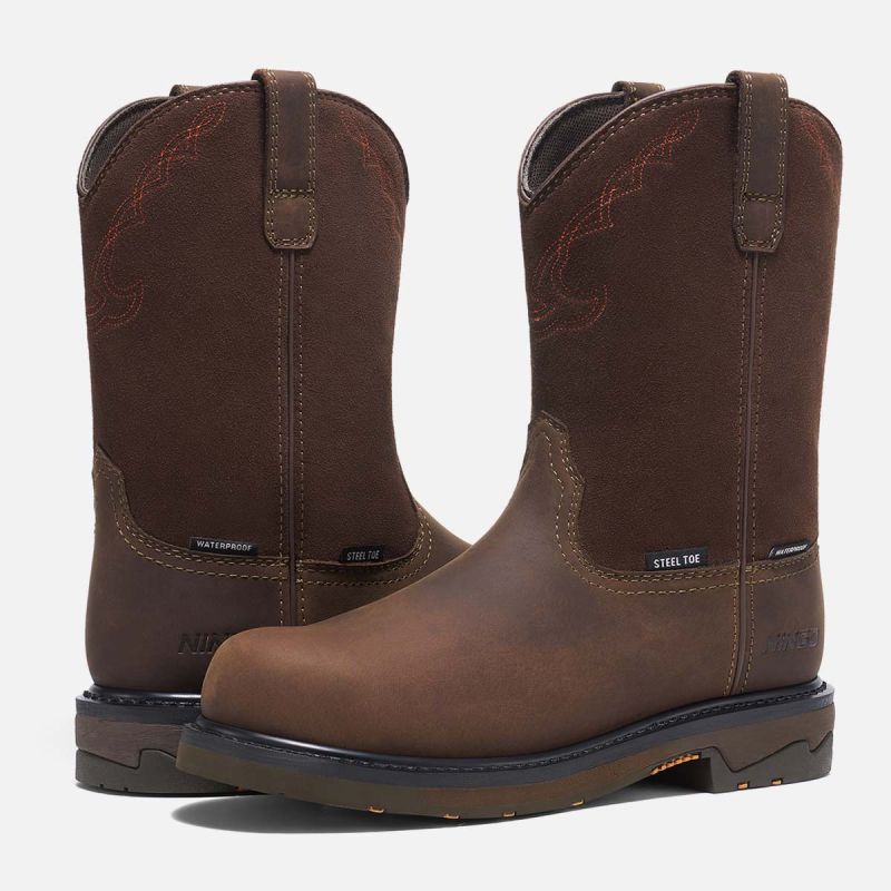 Men's Wellington Safety Boots Tan image6 Men's Wellington Safety Boots Tan image6