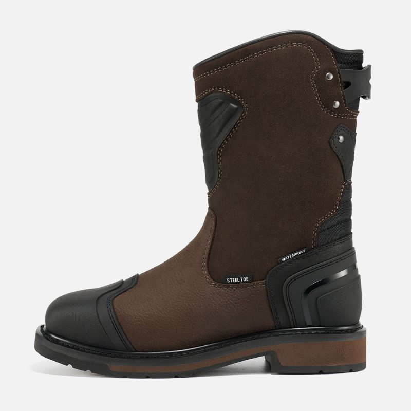 Men's TitanGuard Work Boots Brown image2 Men's TitanGuard Work Boots Brown image2