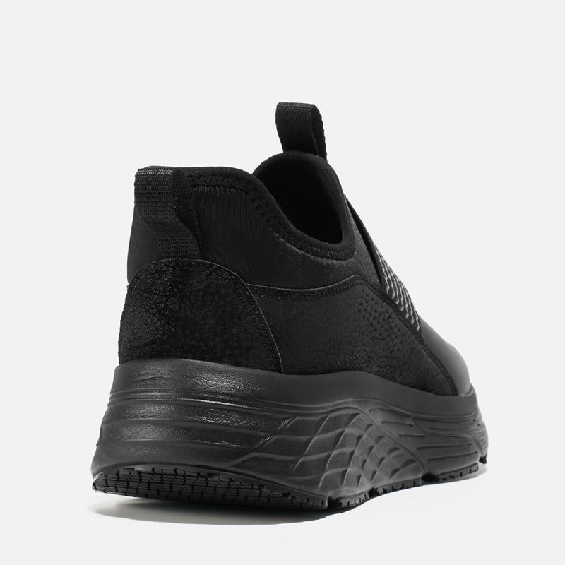 Men's Slip-on Waterproof Work Shoes Black image3 Men's Slip-on Waterproof Work Shoes Black image3