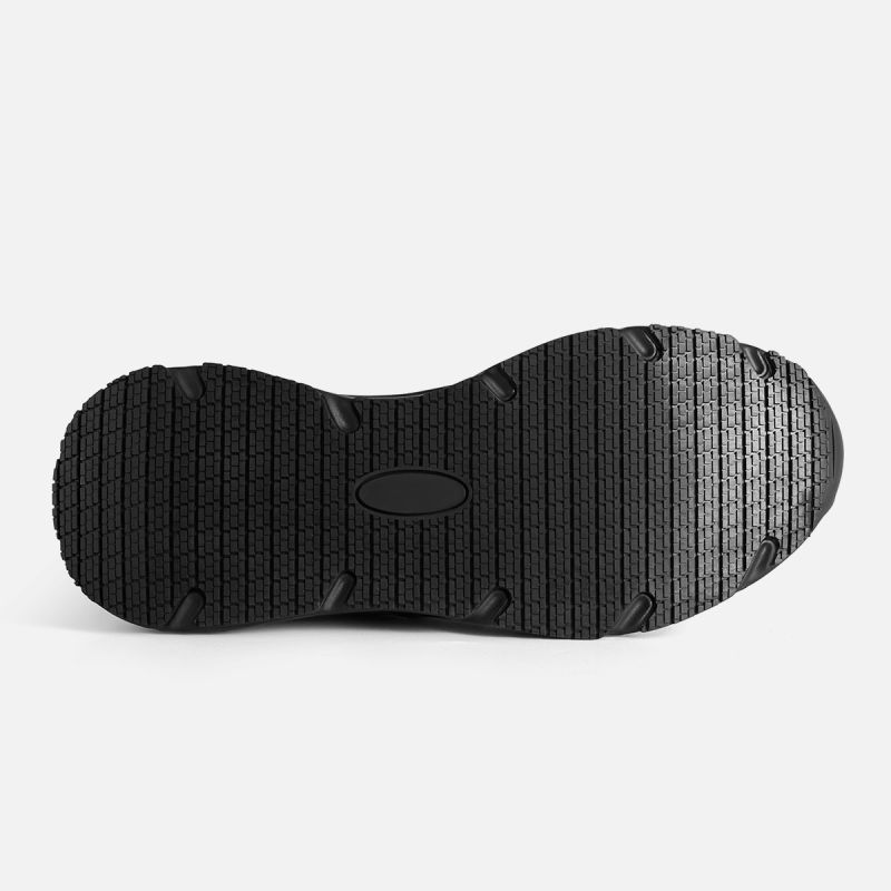 Men's Slip-on Waterproof Work Shoes Black image4 Men's Slip-on Waterproof Work Shoes Black image4