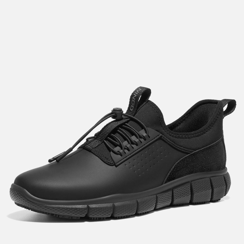 Men's Non Slip Lightweight Work Shoes Black image1 Men's Non Slip Lightweight Work Shoes Black image1