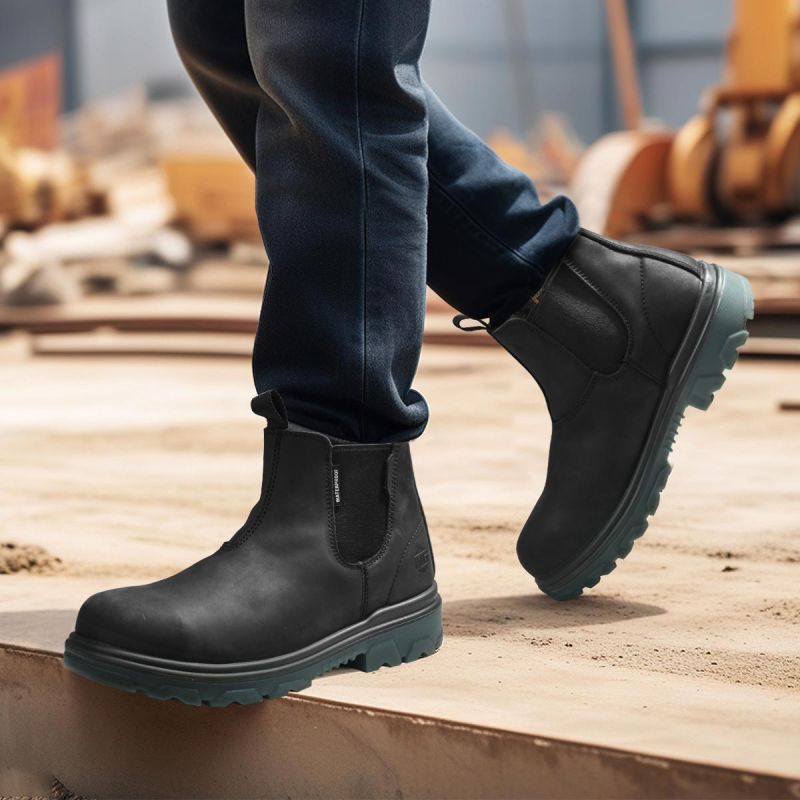Men's HeritageForge Chelsea Safety Boots Black image8