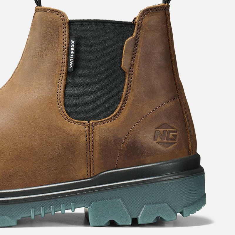Men's HeritageForge Chelsea Safety Boots Brown image5 Men's HeritageForge Chelsea Safety Boots Brown image5