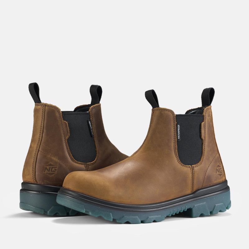 Men's HeritageForge Chelsea Safety Boots Brown image6 Men's HeritageForge Chelsea Safety Boots Brown image6