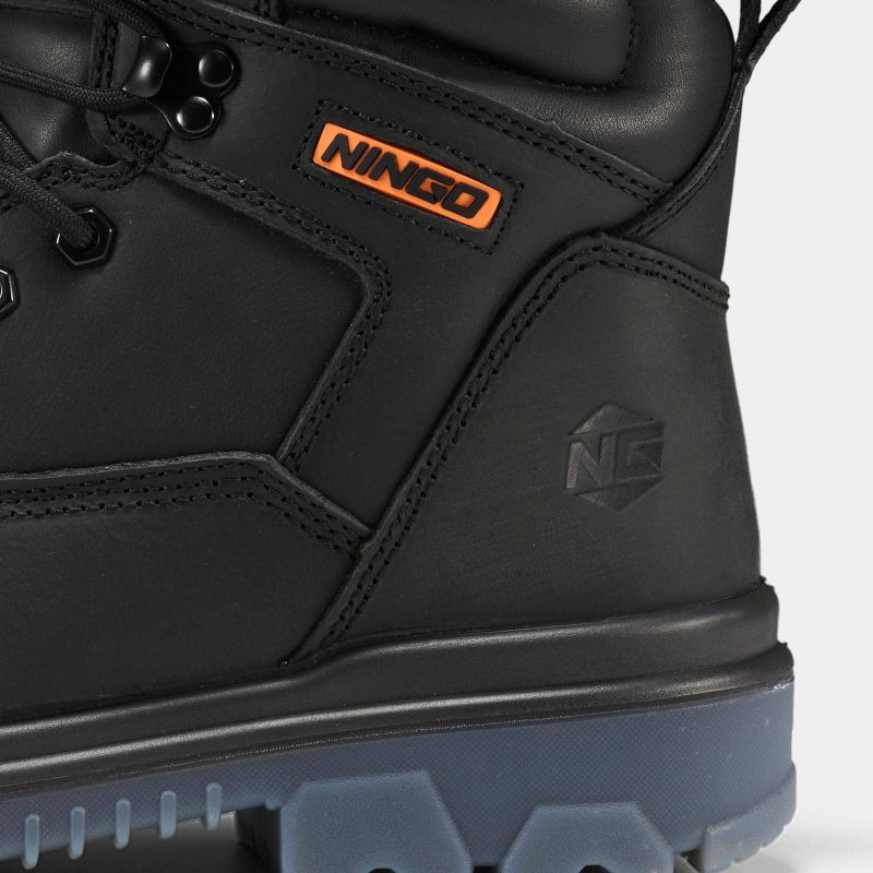 Men's TitanGuard Leather Safety Boots Black image11 Men's TitanGuard Leather Safety Boots Black image11