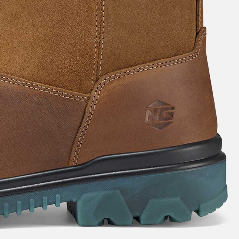 Men's Moc Toe Wellington Boots Camel image6 Men's Moc Toe Wellington Boots Camel image6