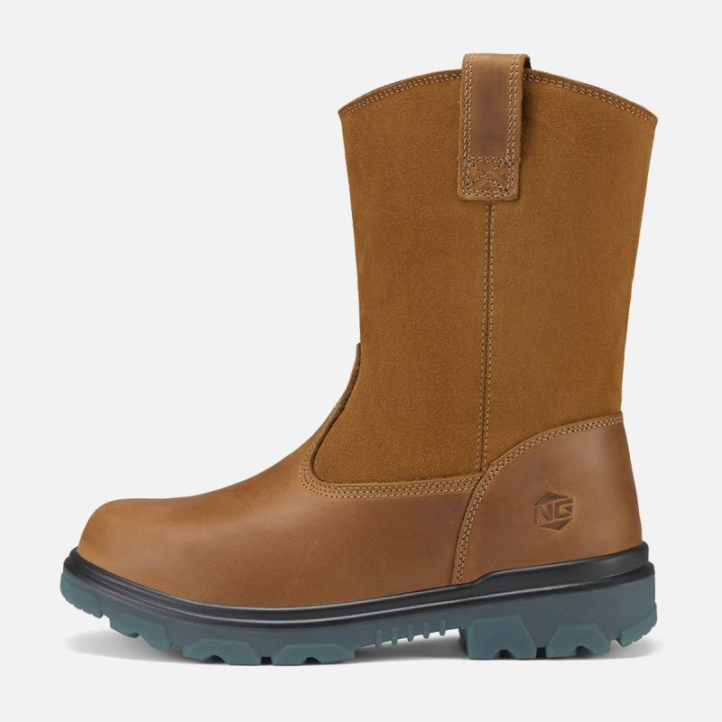 Men's HeritageForge Wellington Safety Boots Camel image2 Men's HeritageForge Wellington Safety Boots Camel image2