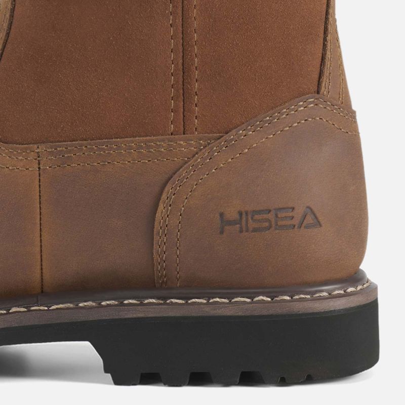 Men's Waterproof Wellington Work Boots Camel image6 Men's Waterproof Wellington Work Boots Camel image6