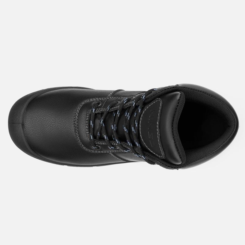 Men's Steel Toe Work Boots Black image3 Men's Steel Toe Work Boots Black image3