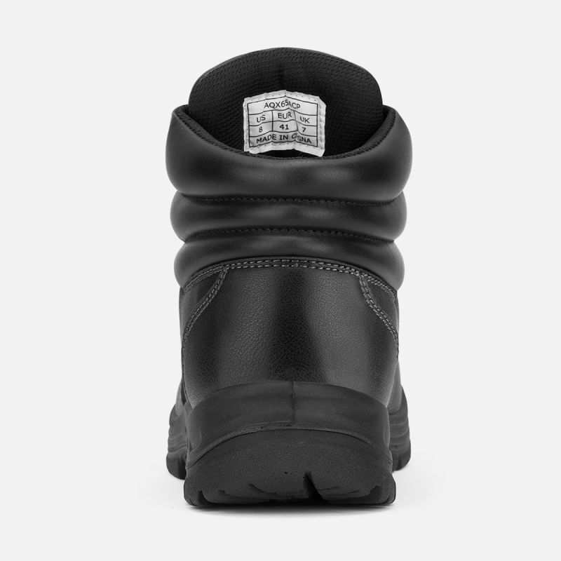 Men's Steel Toe Work Boots Black image5 Men's Steel Toe Work Boots Black image5